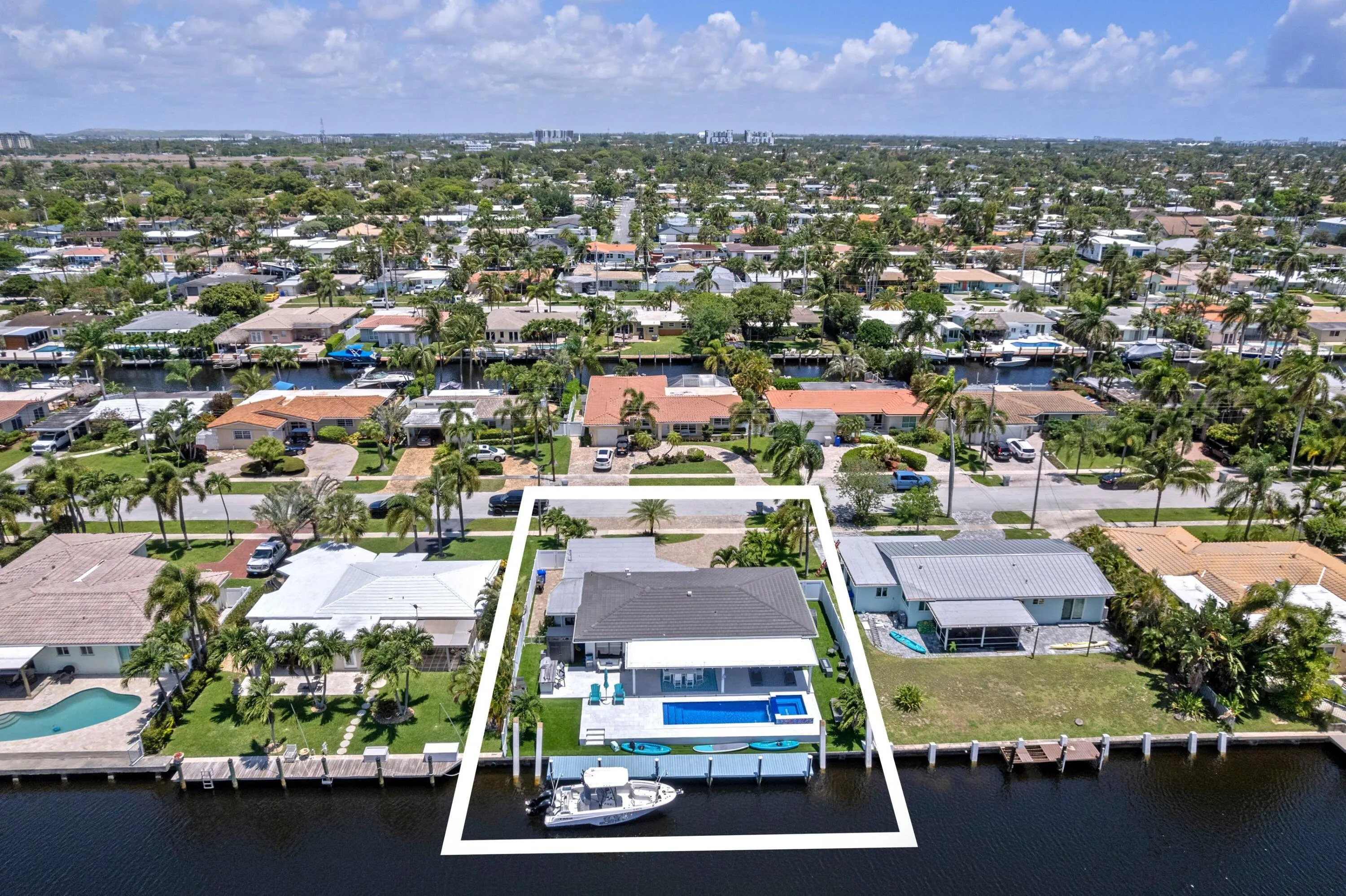 Aerial Neighborhood View