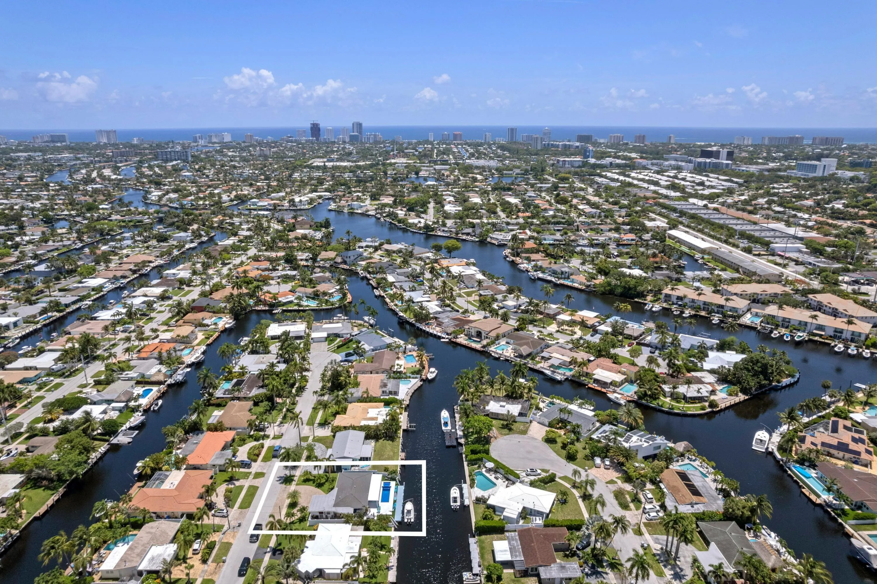 Aerial Neighborhood View