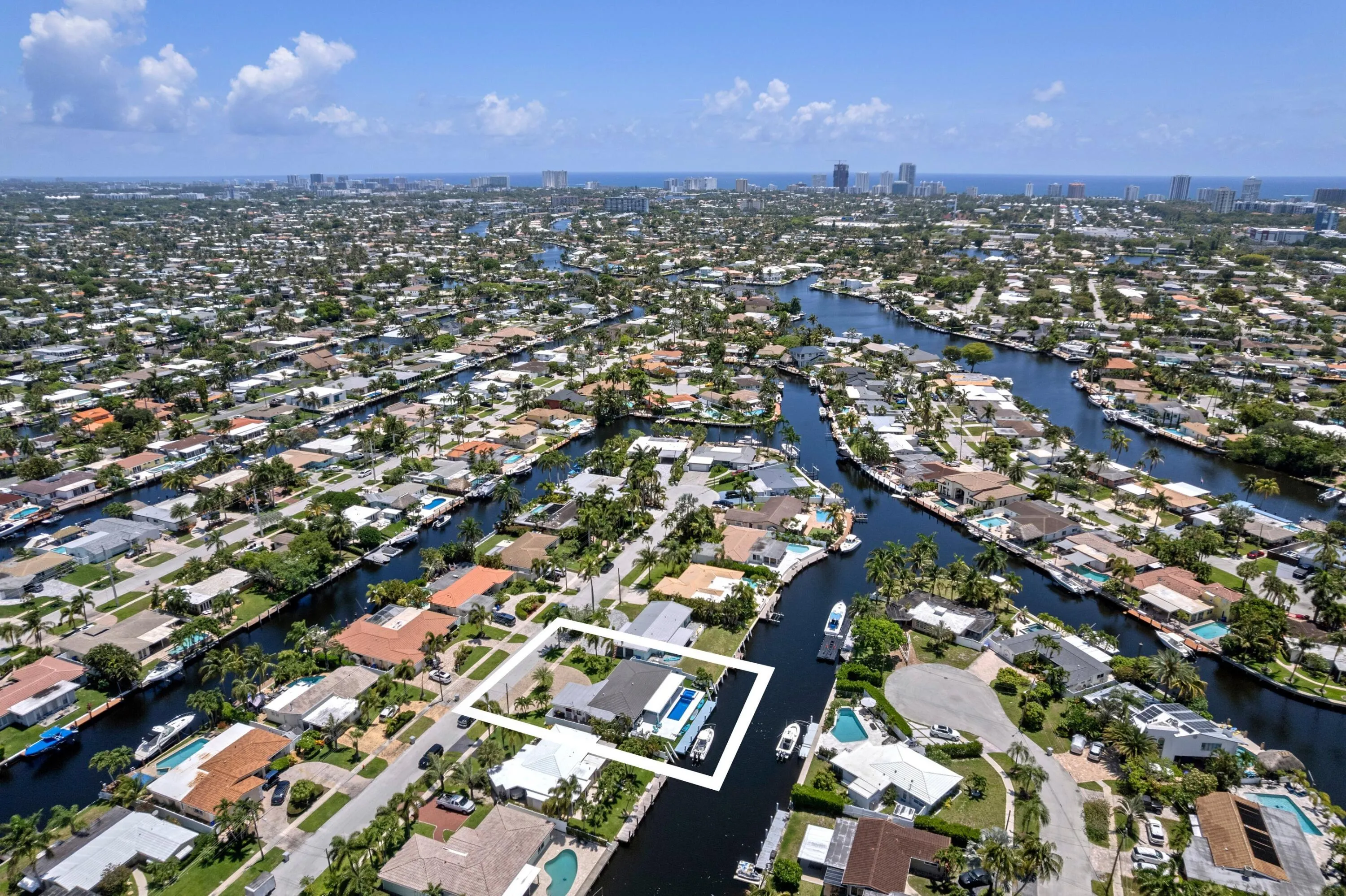 Aerial Neighborhood View