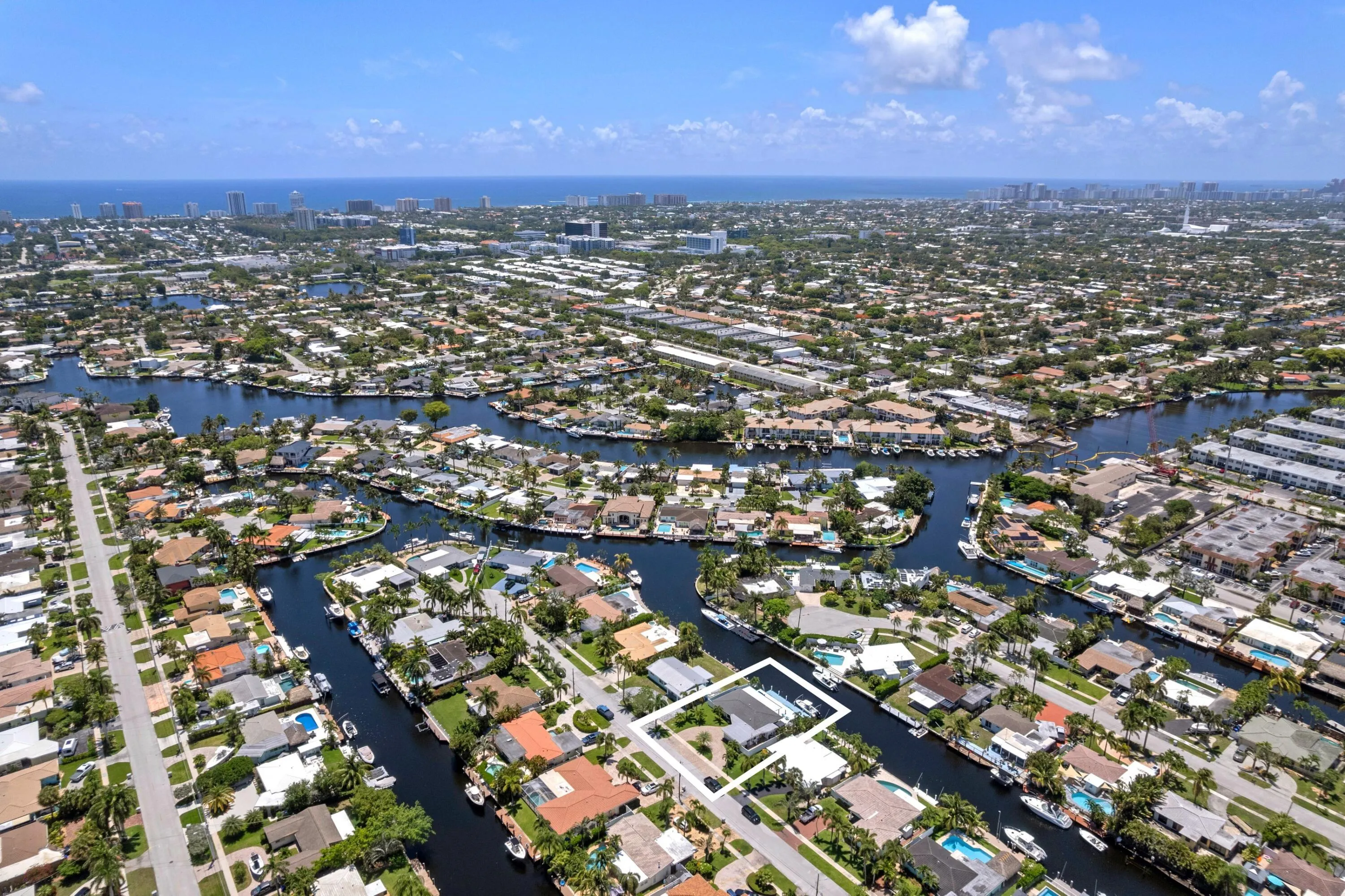 Aerial Neighborhood View