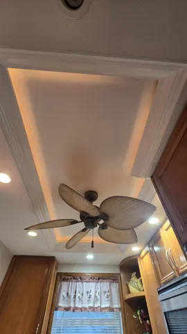 Kitchen Recessed Ceiling w/Crown Molding