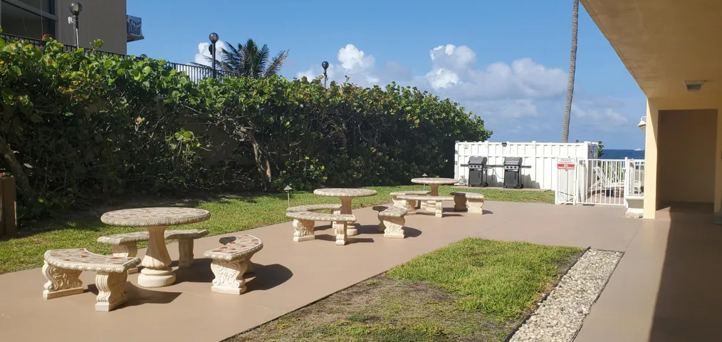 BBQ Area By Pool