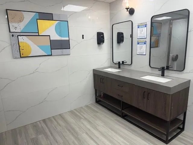 Lobby bathroom