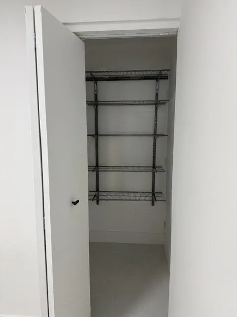 kitchen pantry with shelvesr view 9.9.20