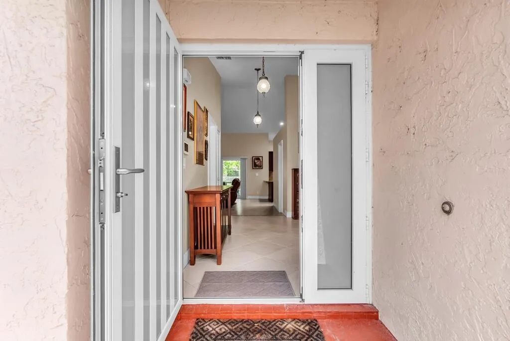 Front Entrance and Impact Glass Door