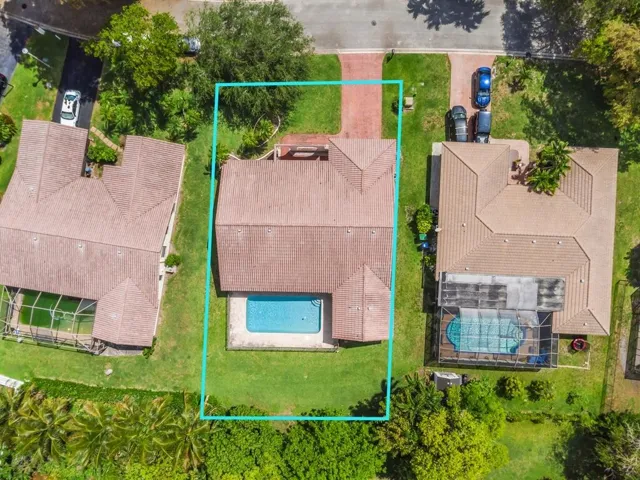Aerial View of House