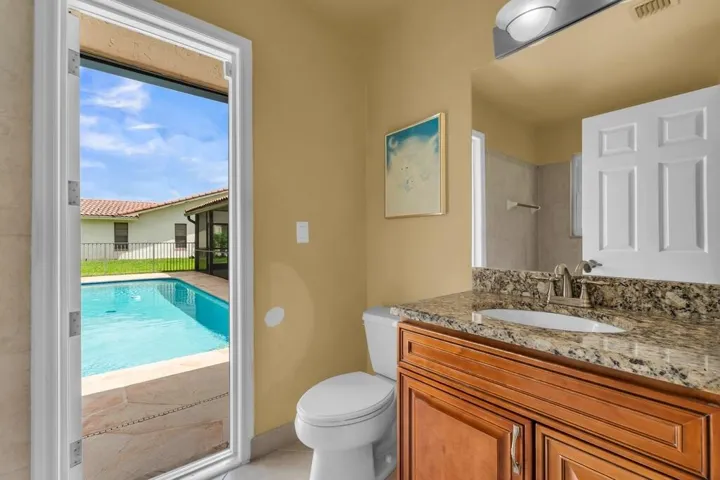 Primary Bathroom with Pool Access