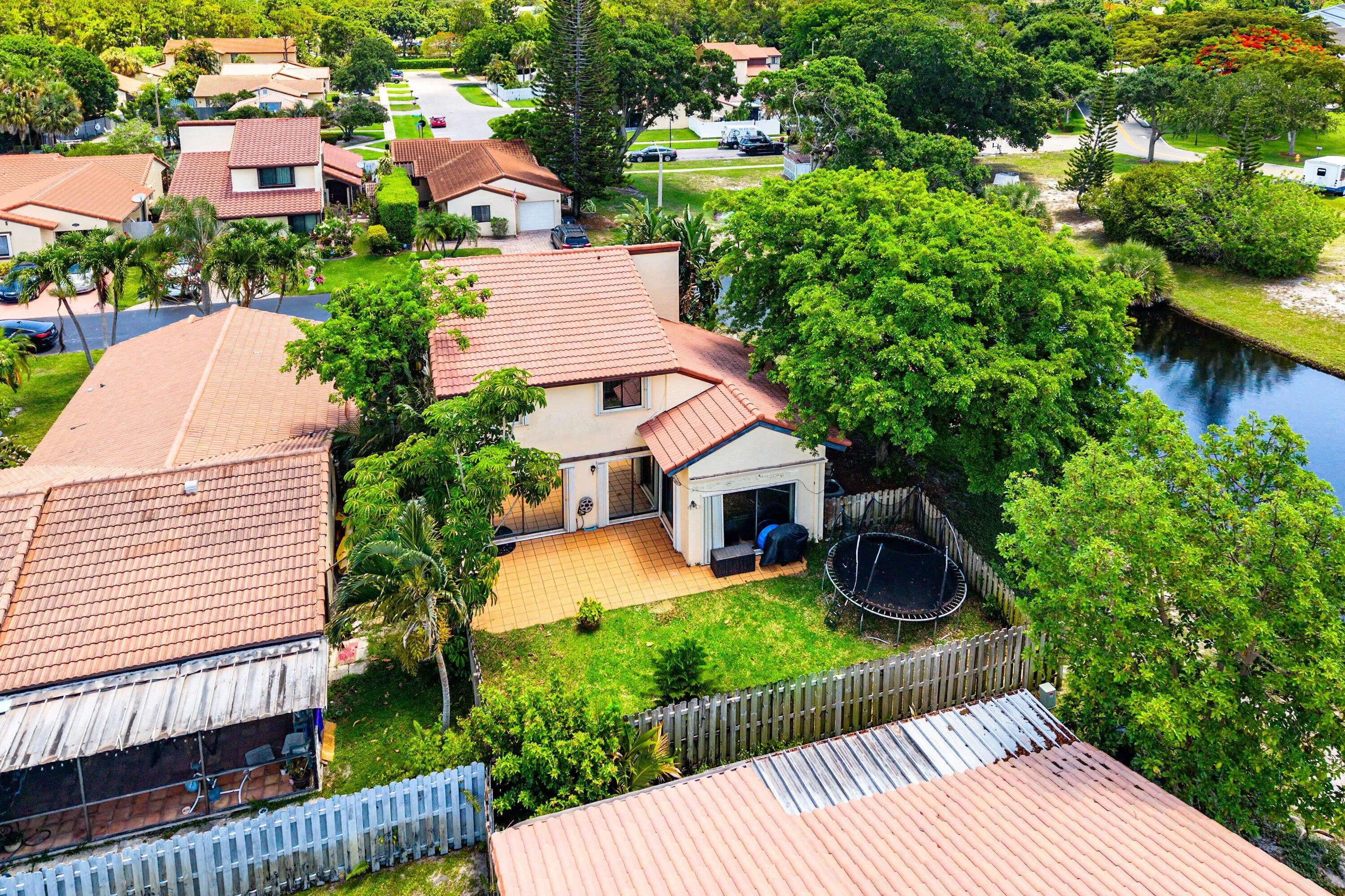 BACK OF PROPERTY