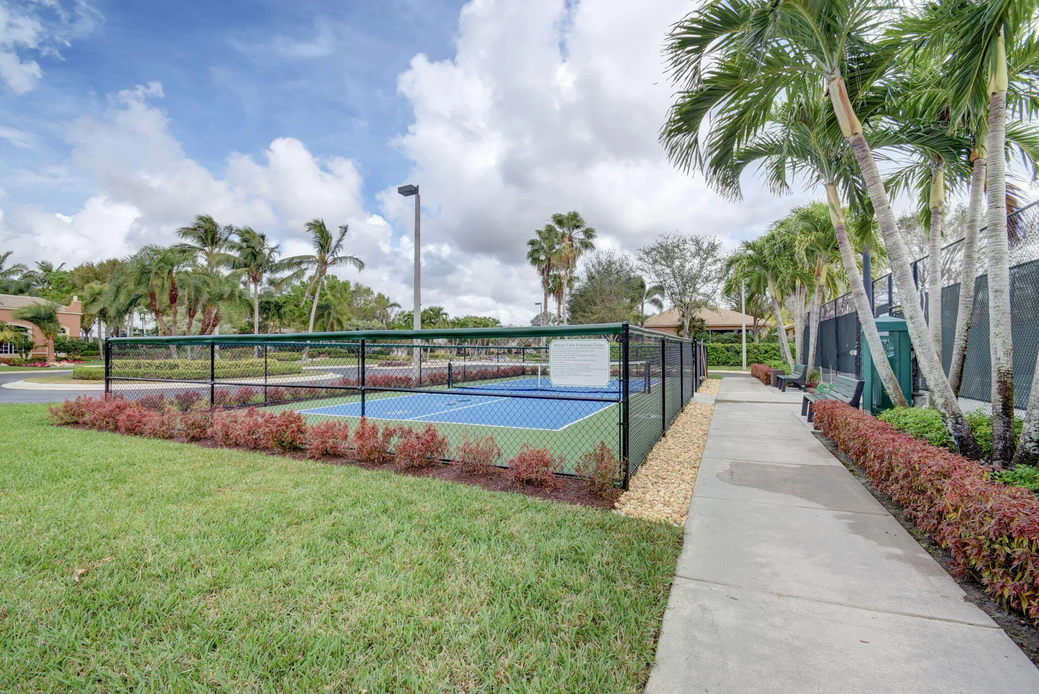 Tennis Courts and Walking Path