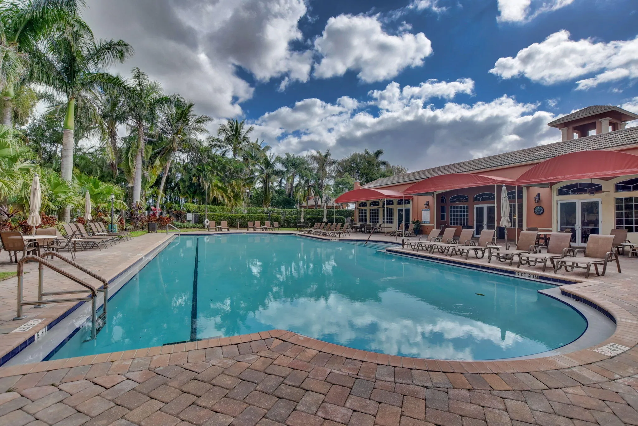 Pool Area and Clubhouse View