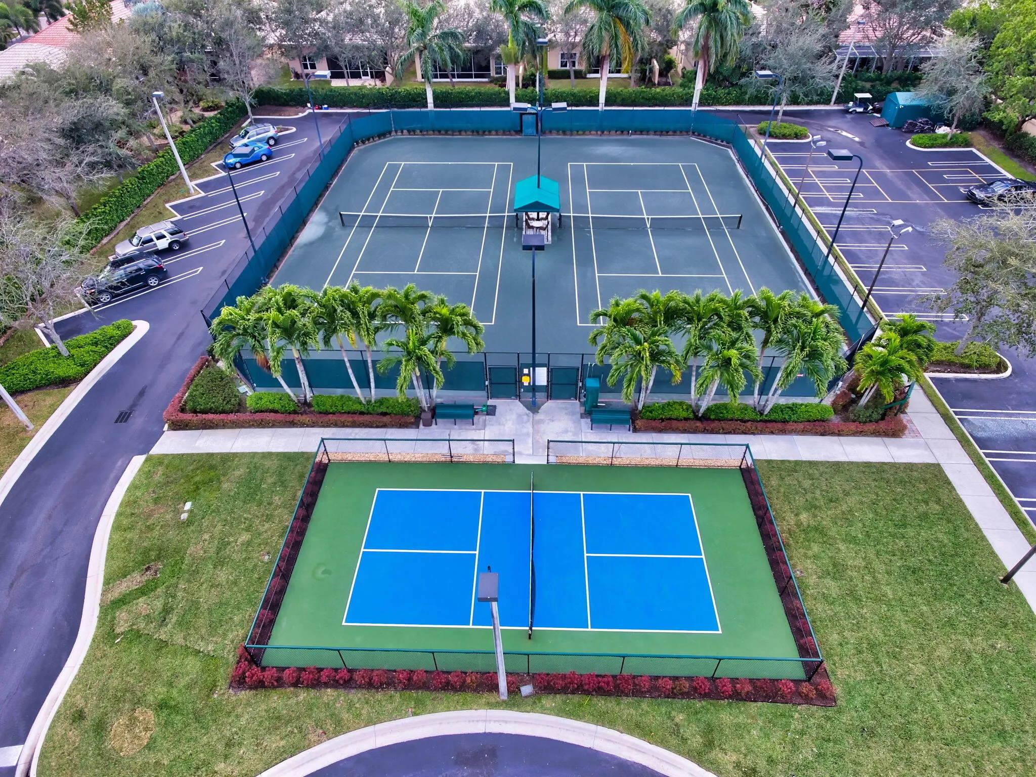 Community Sports Courts from Above