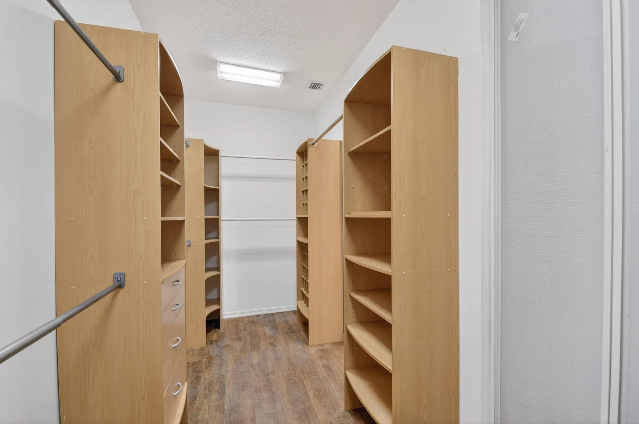 Expansive Built-In Closet Storage