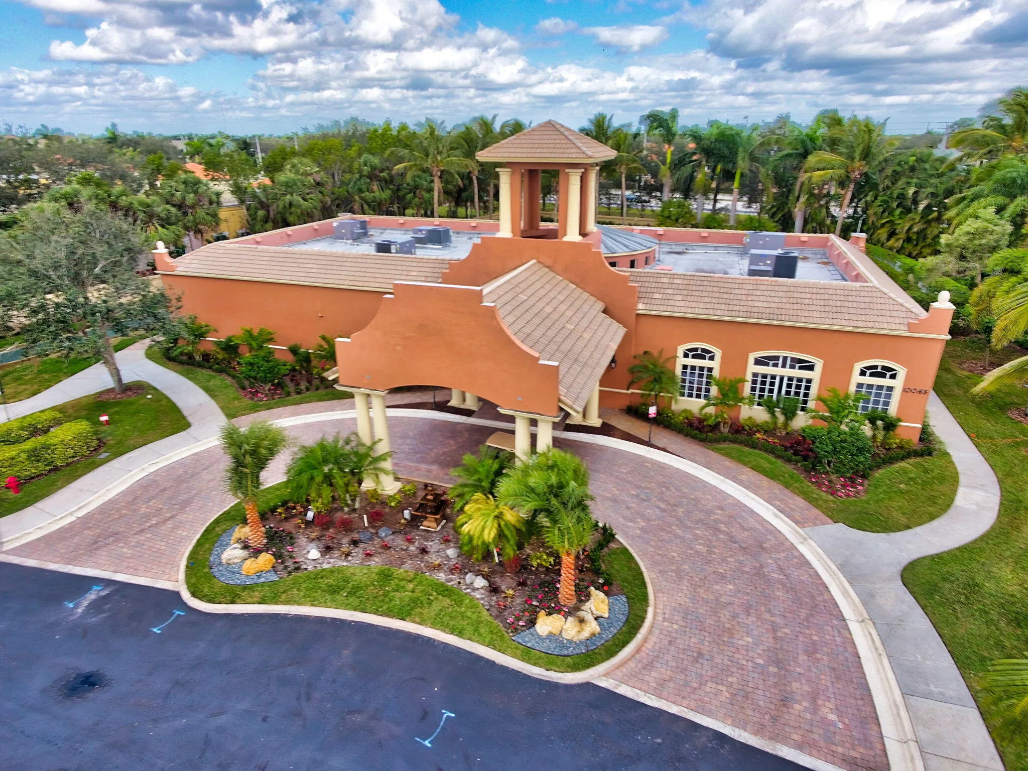 Aerial View of Community Clubhouse