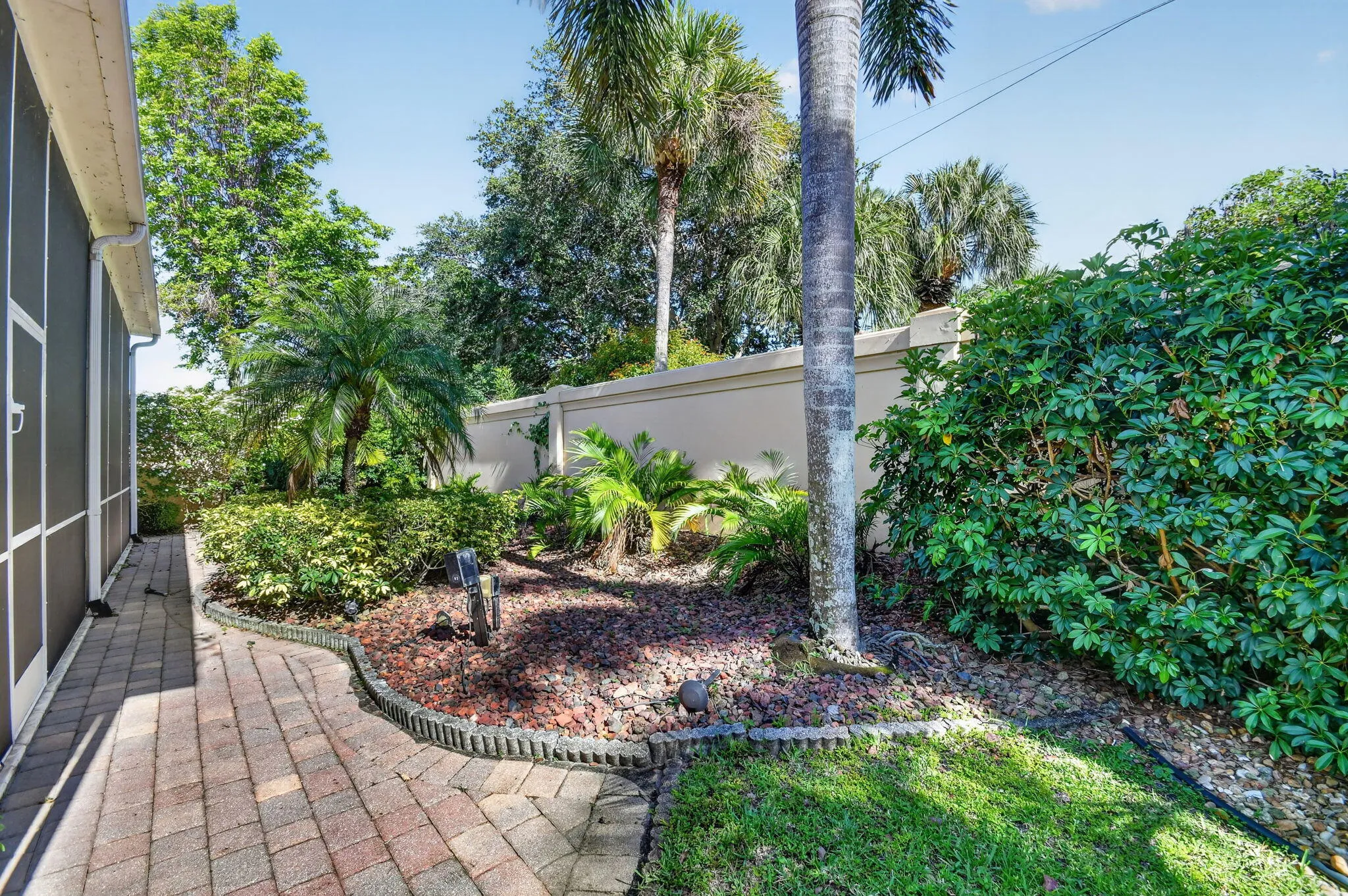 Side Yard and Garden Pathway