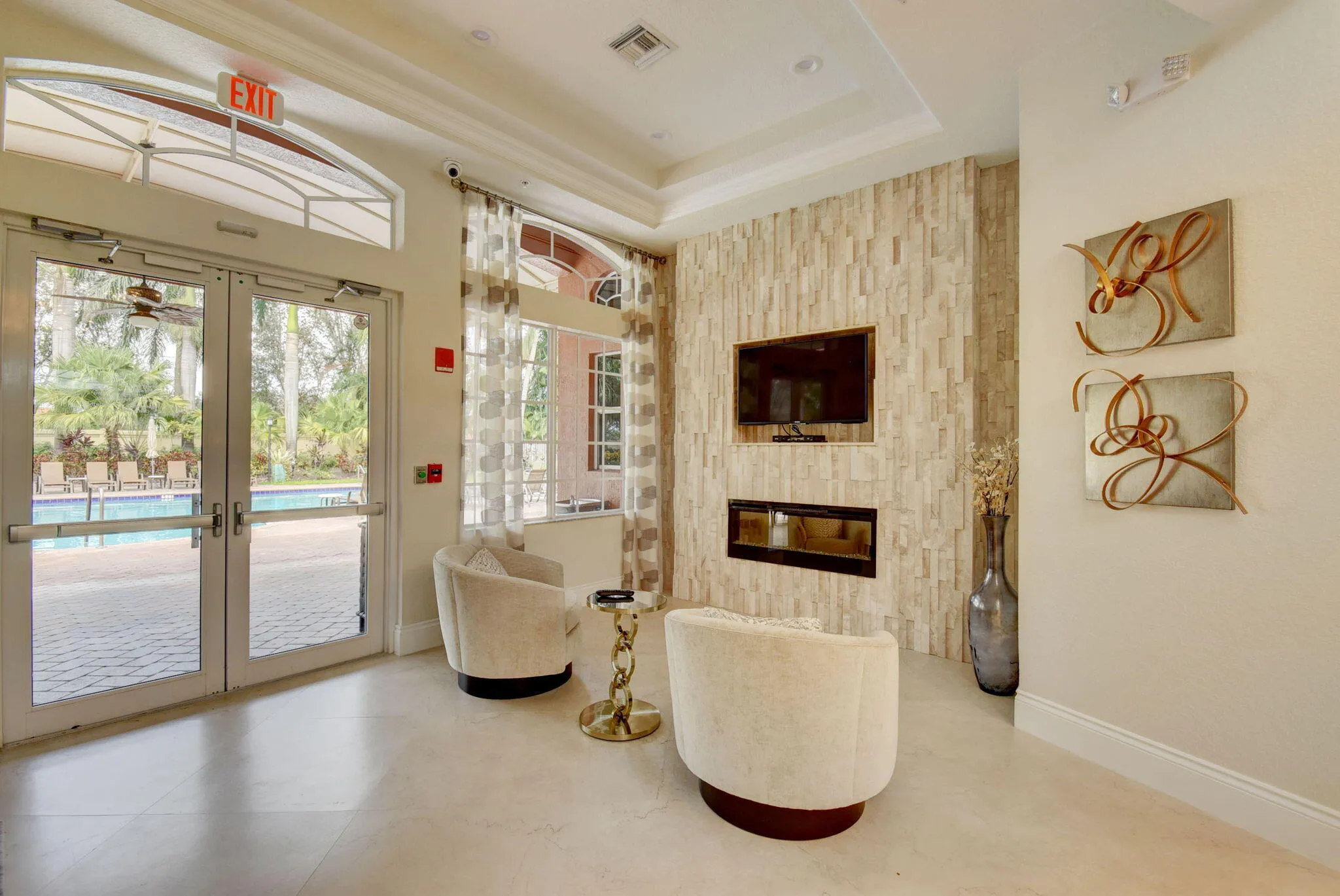 Elegant Clubhouse Lobby