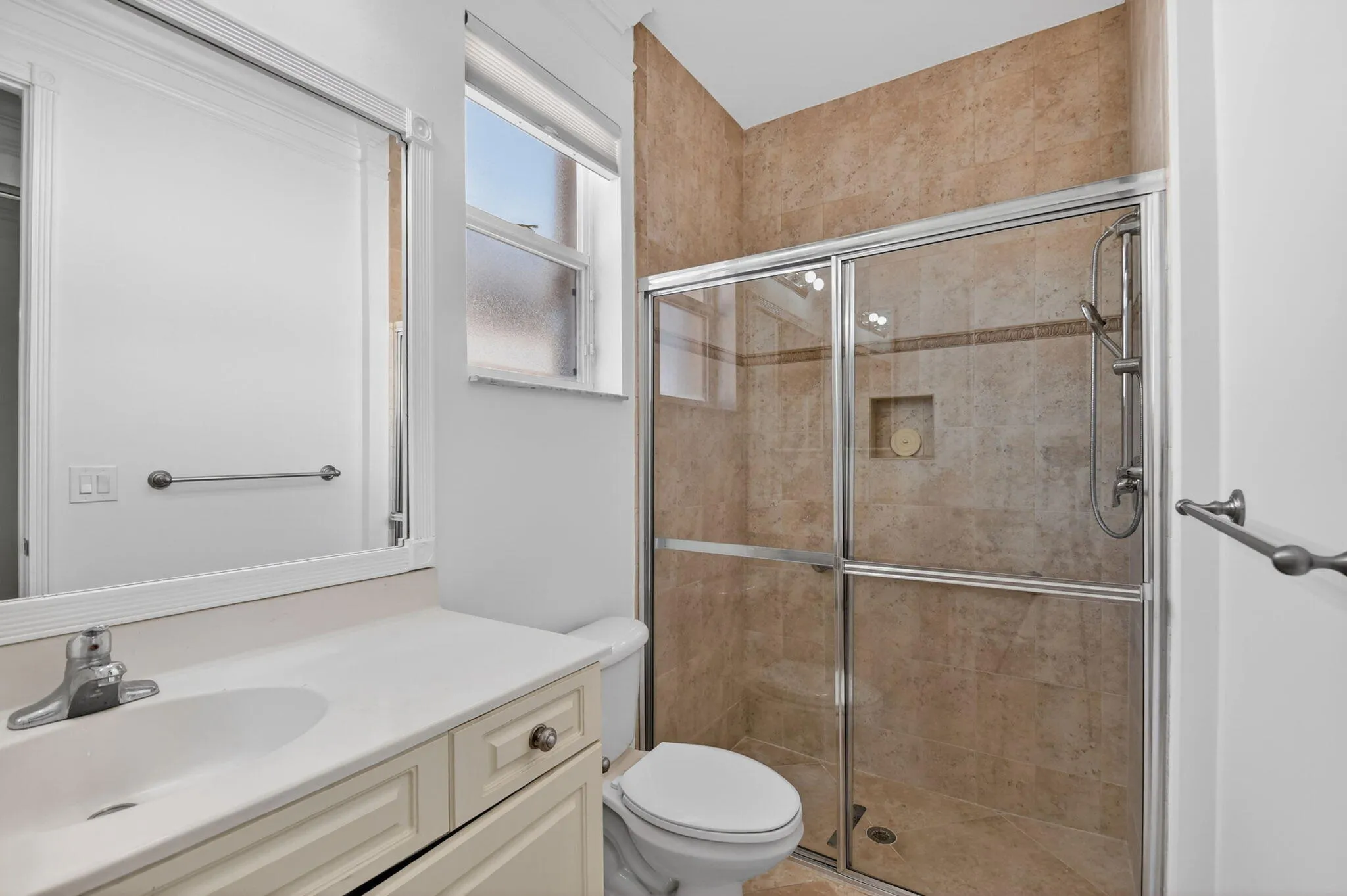 Guest Bath with Glass Shower