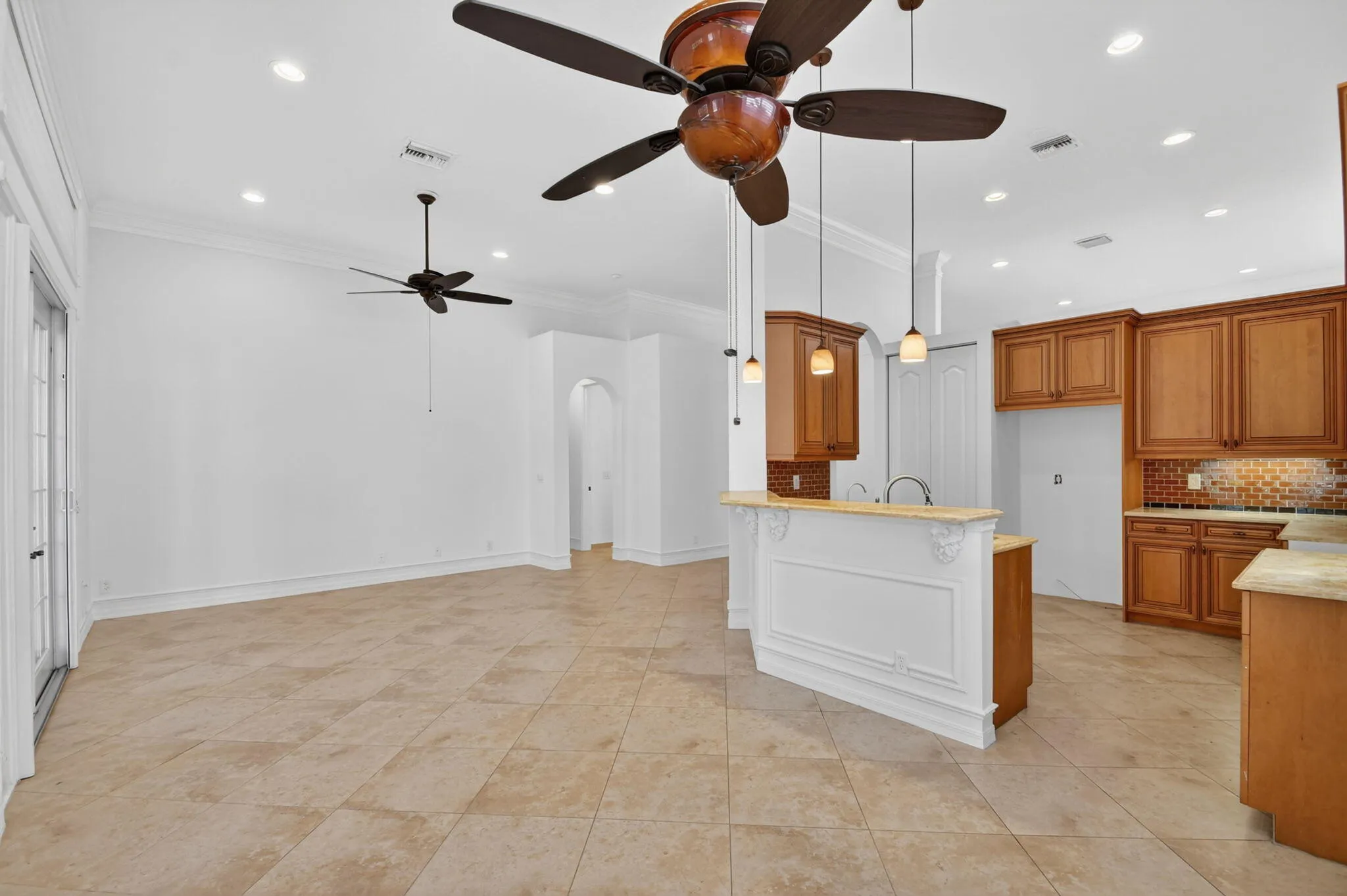 Open Living & Kitchen Layout
