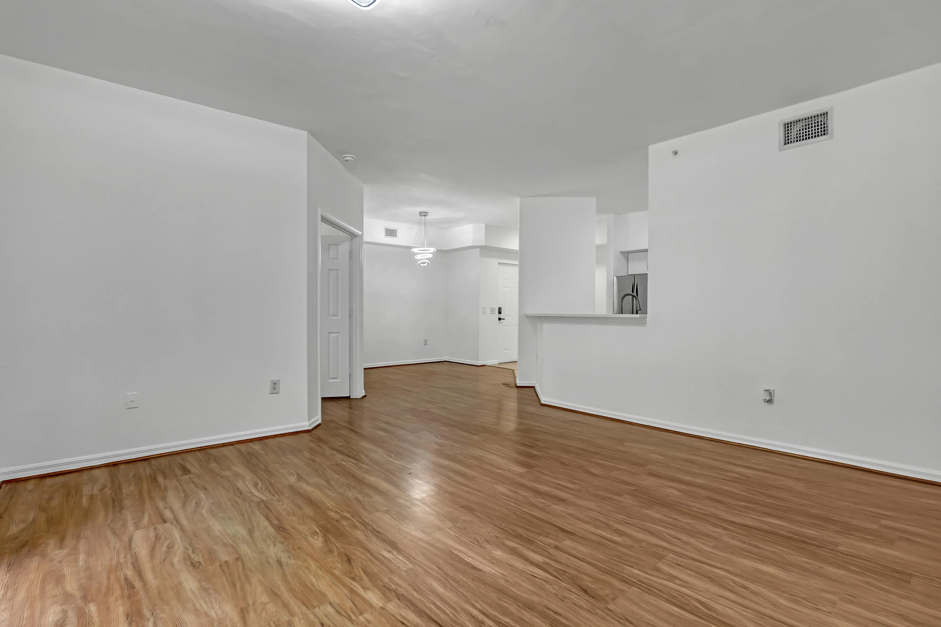 view from living area