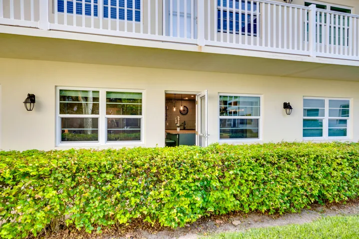 Lush gardens right outside your front door
