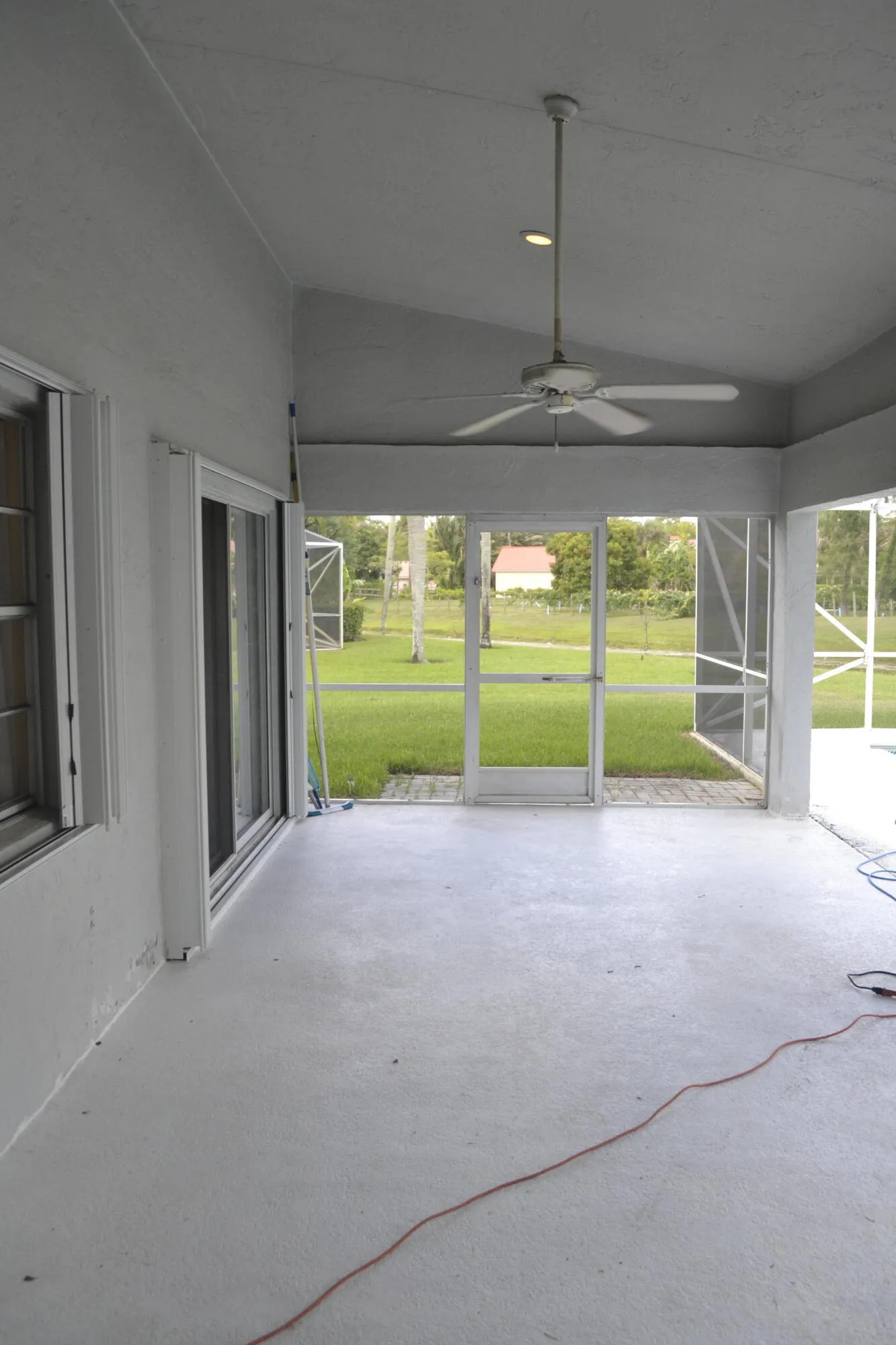 Covered Patio Vault ceiling to pool