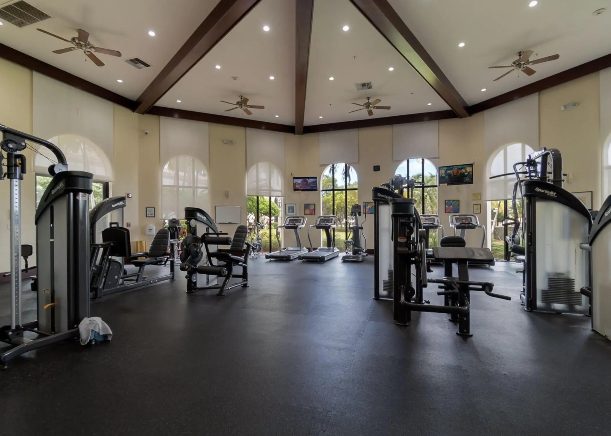 Club house gym