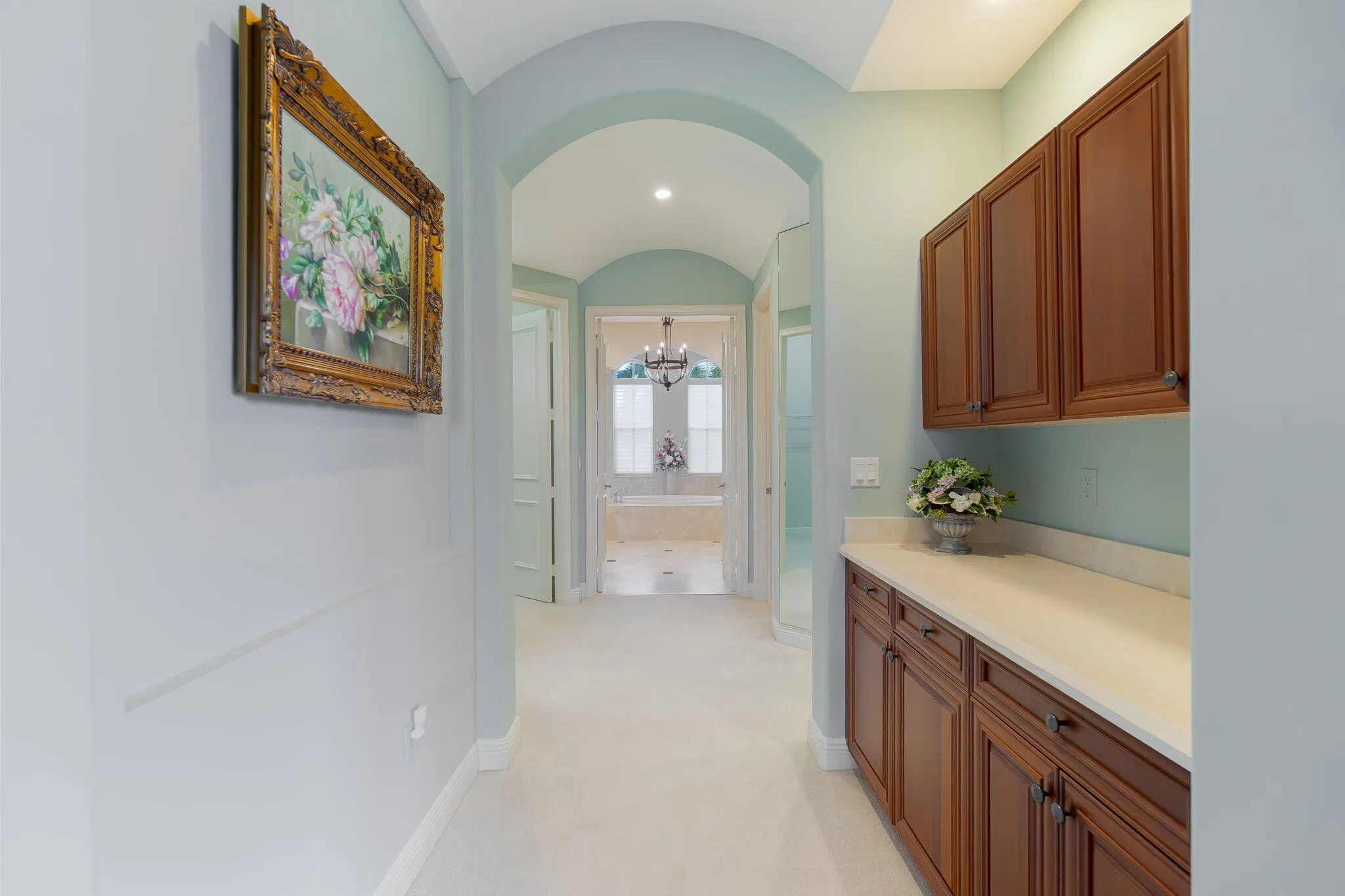 Primary bedroom hallway