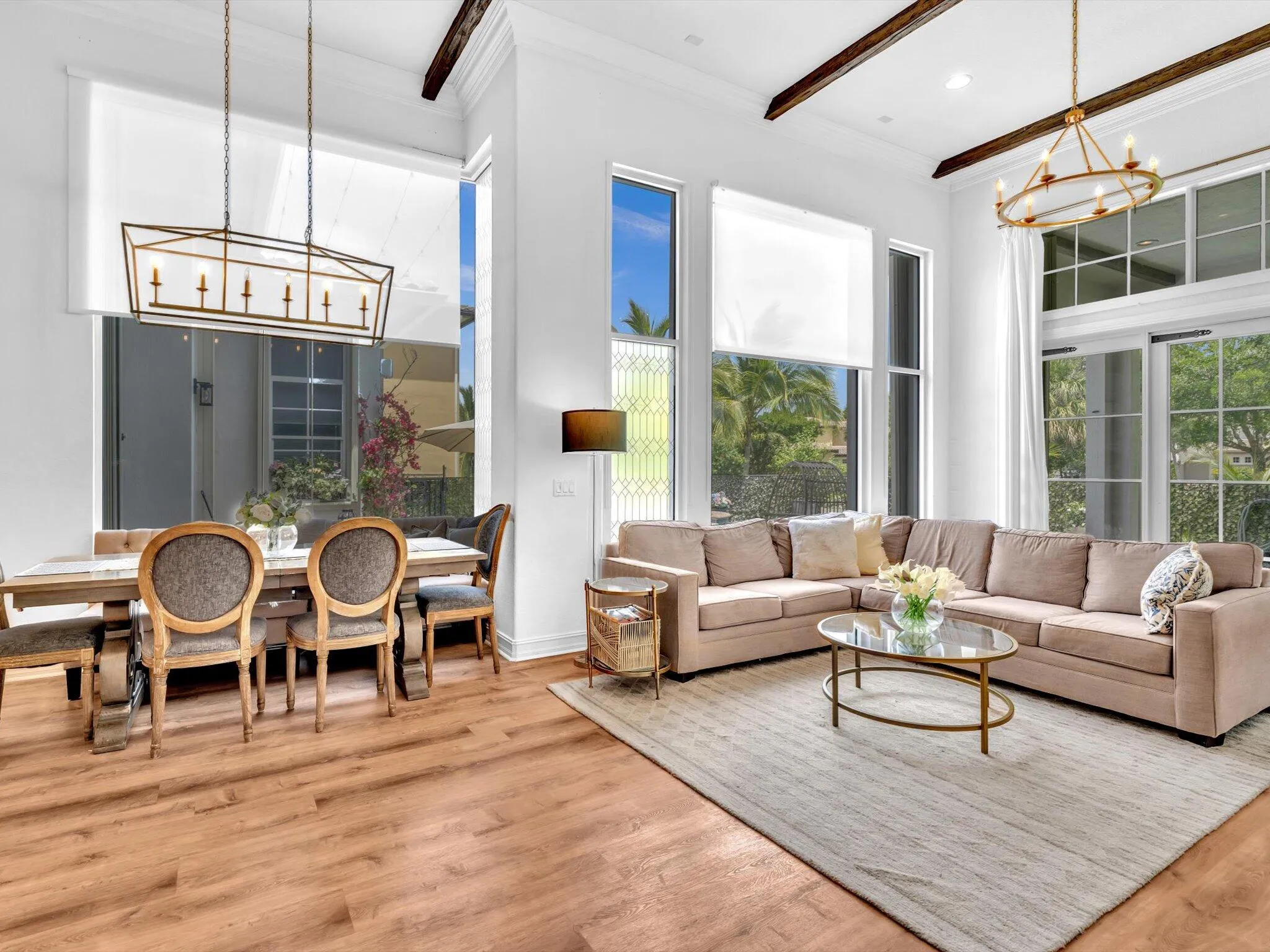 MASSIVE FAMILY ROOM ALSO HAS ADDITIONAL SEATING FOR 8-10