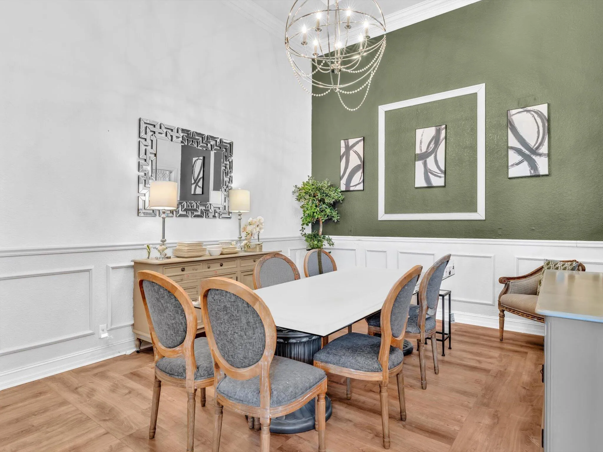 ANOTHER VIEW OF DINING ROOM
