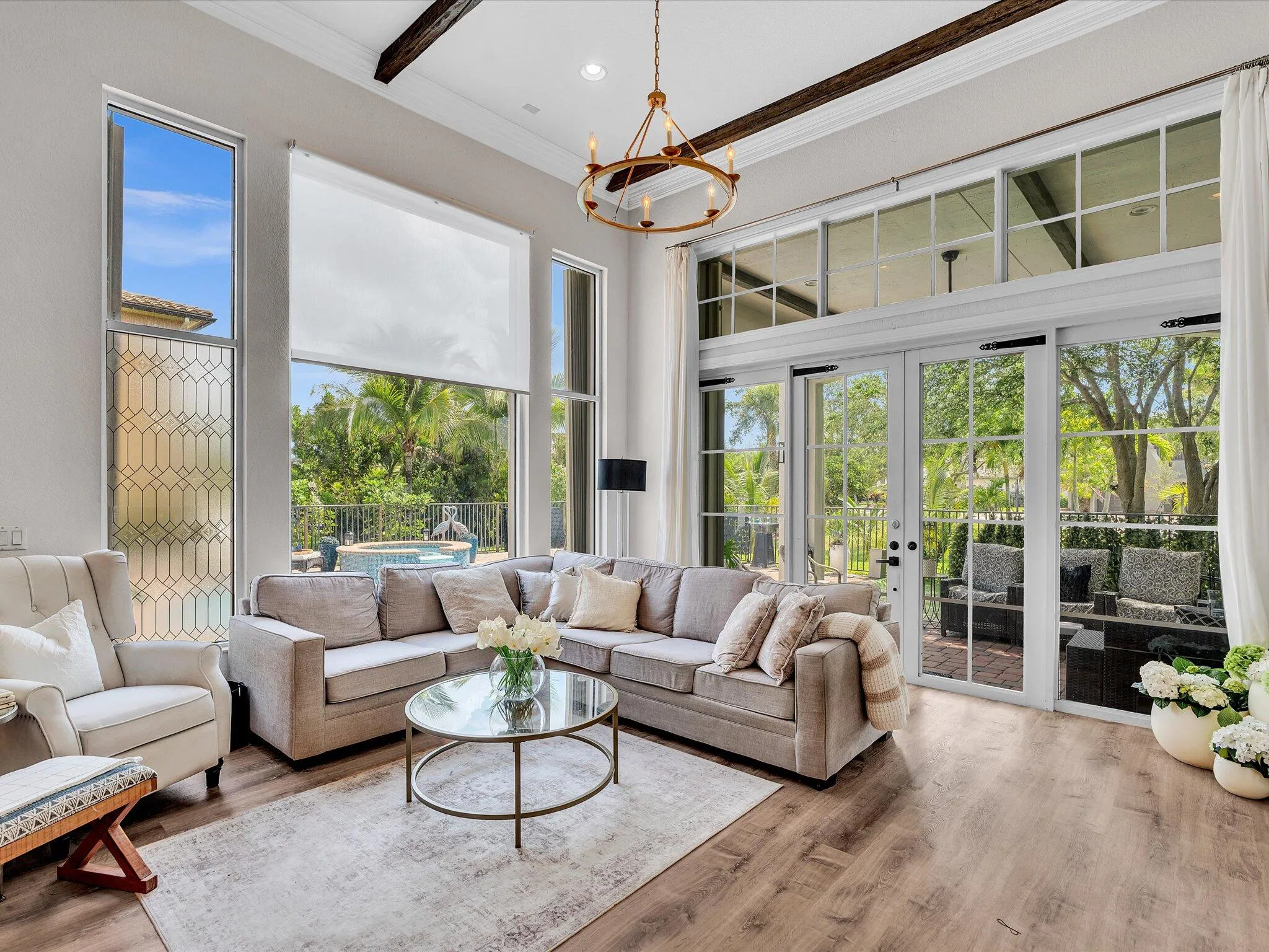 VIEW FROM FAMILY ROOM