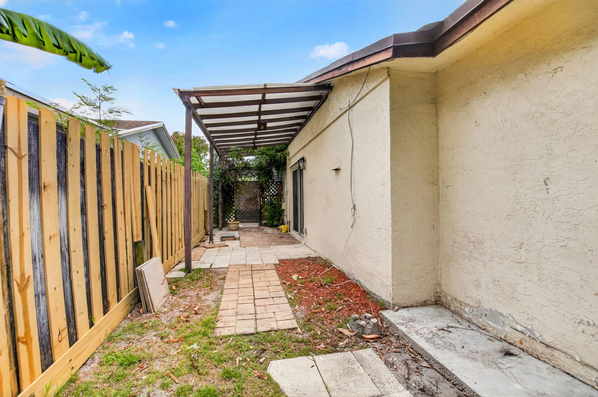 Side of house