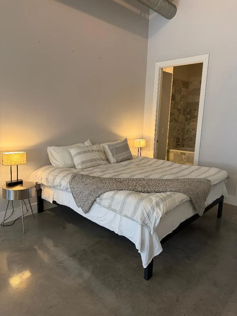 open bedroom space