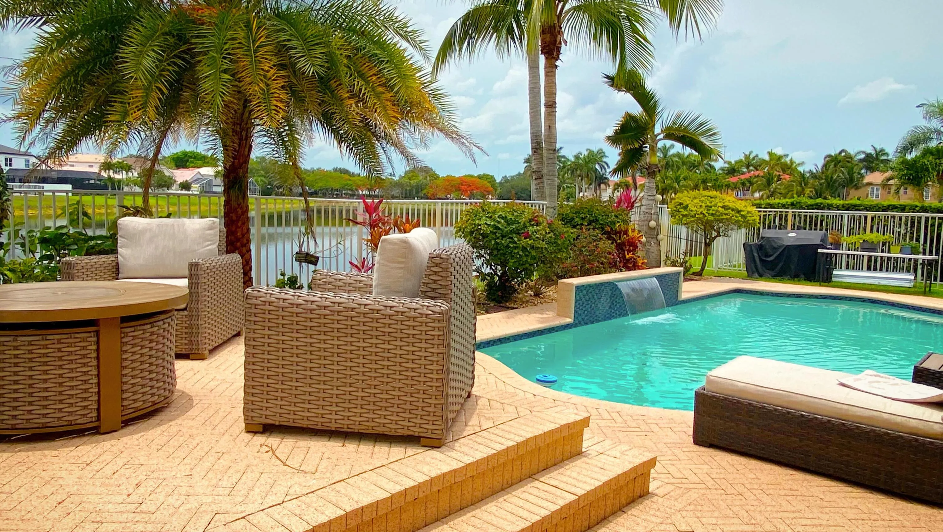 Pool patio