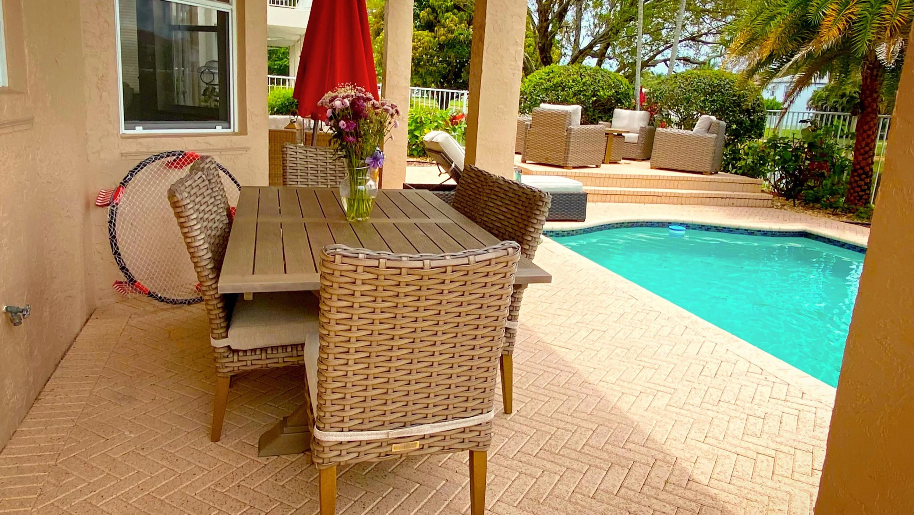 Patio dining