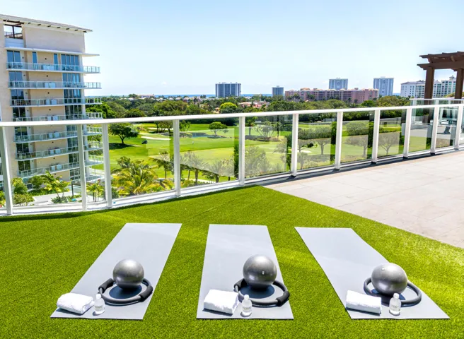 Outdoor Yoga area