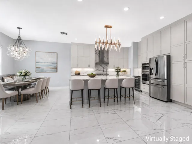 ai virtually staged kitchen