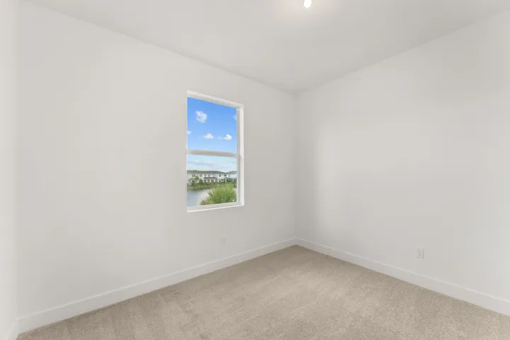 Stock photos represent builder's floorplan