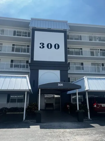 Front of the building