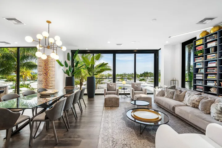 2nd floor living and dining areas
