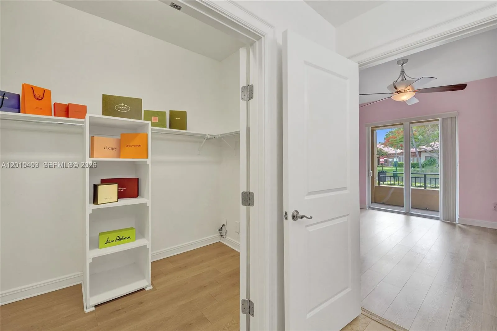 Primary closet
