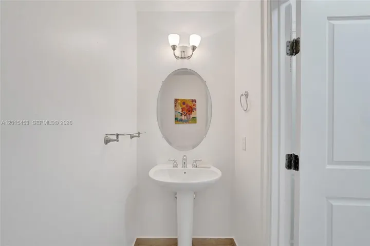Half bath near Foyer