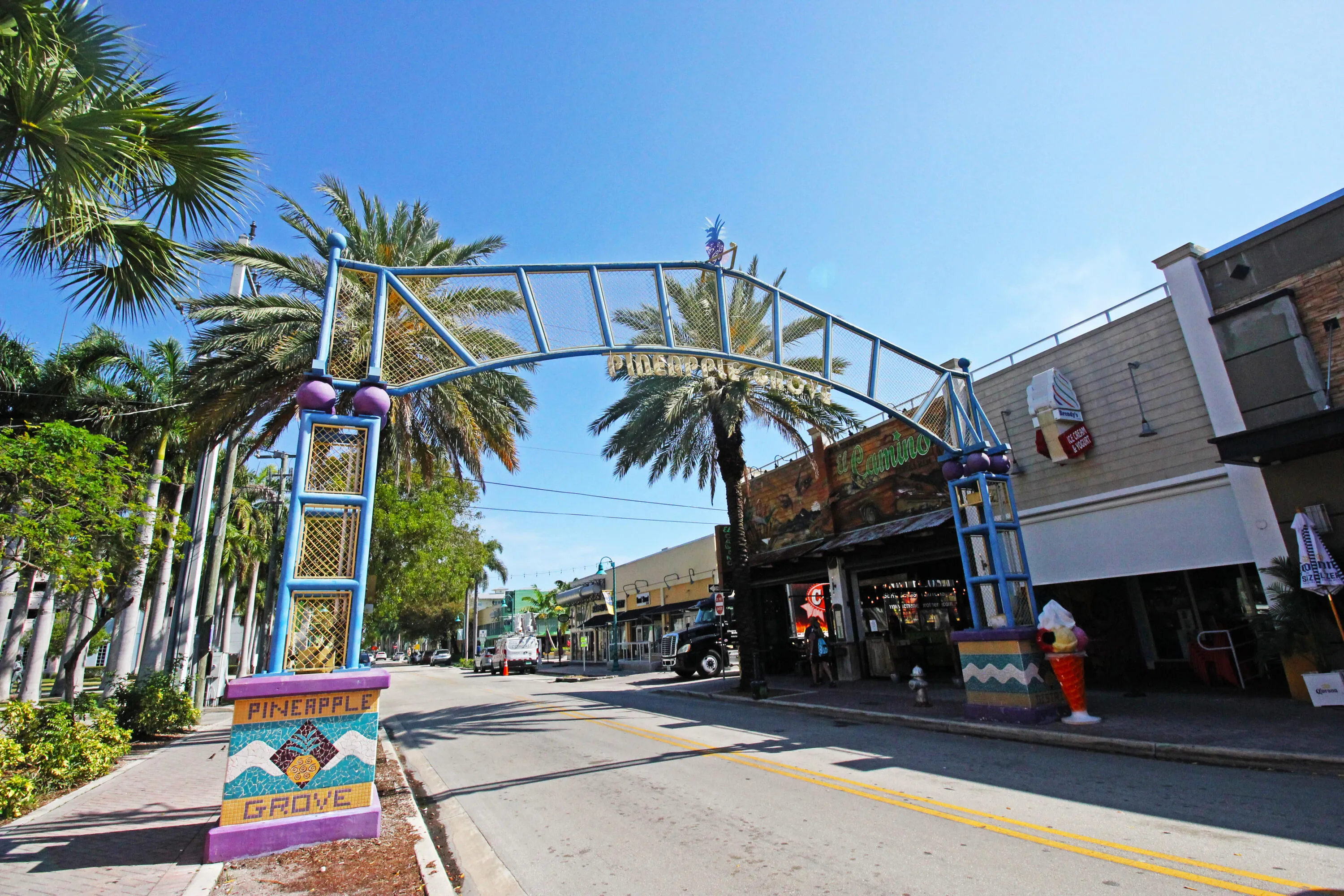 Enjoy shopping, dining and nightlife at Delray's Atlantic Ave and Pineapple Grove
