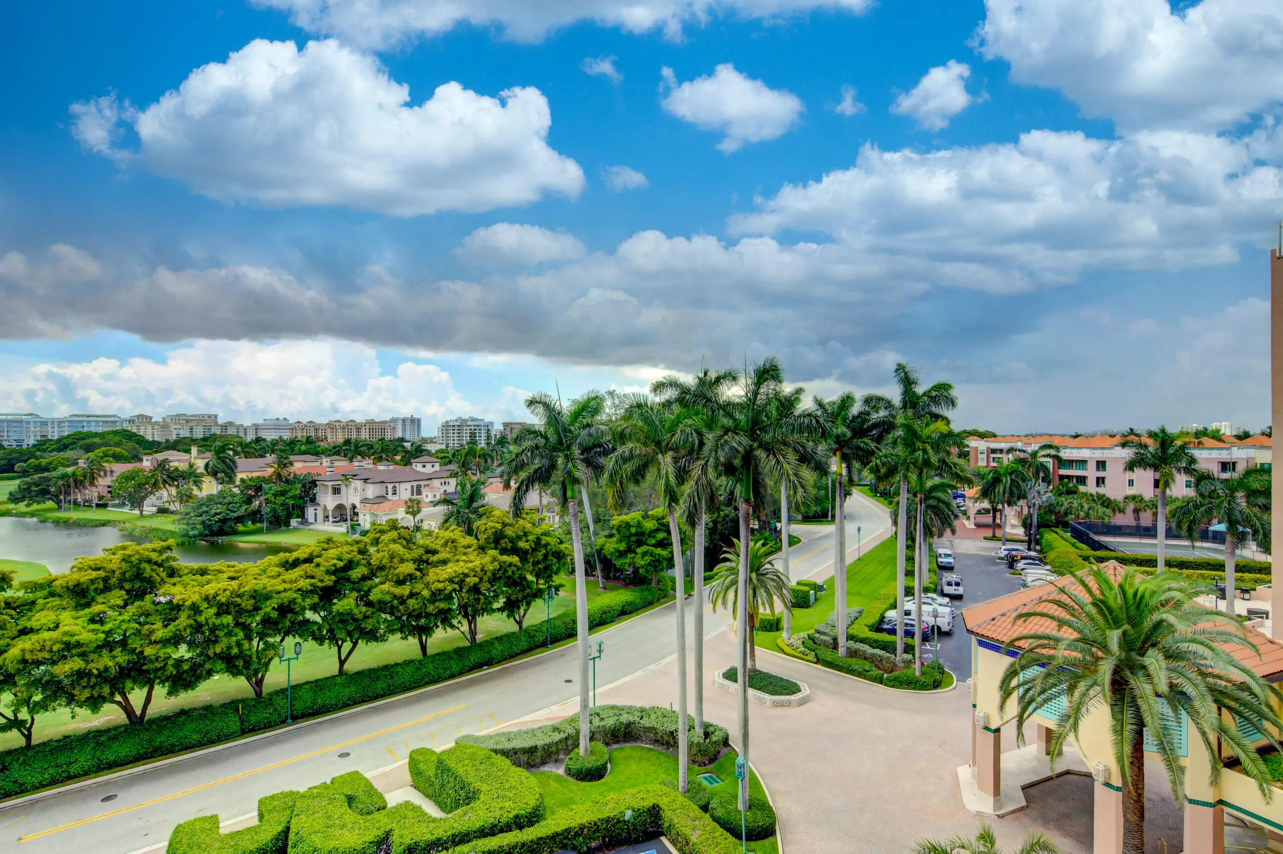 On the grounds of the Boca Raton Resort!