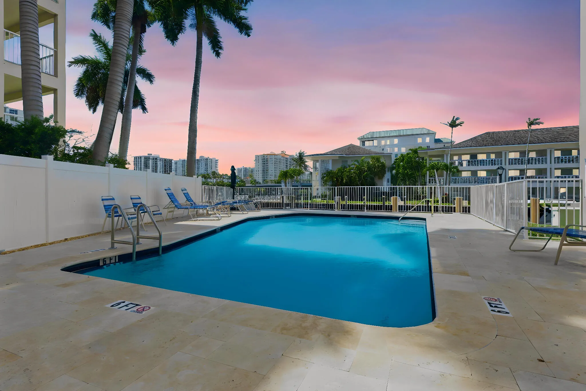 Twilight Pool Picture