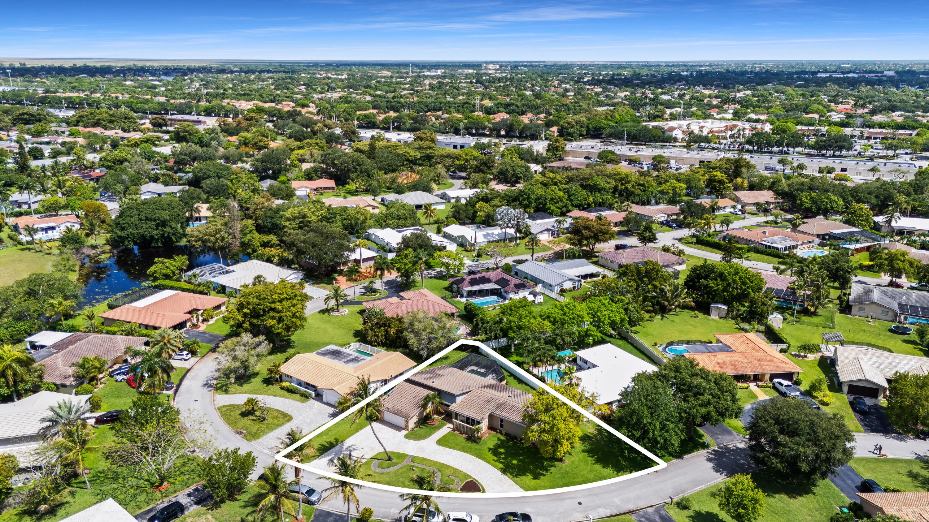 Aerial View of Property