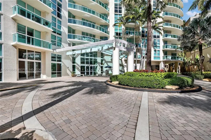 Car entrance and valet station