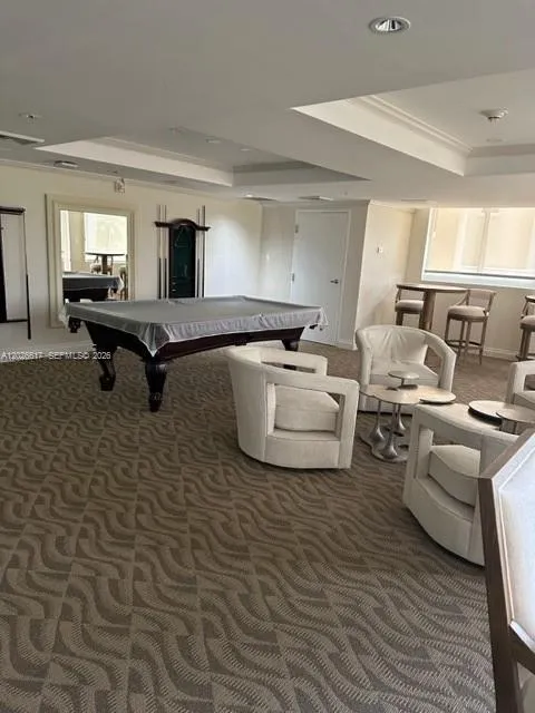 billiards room