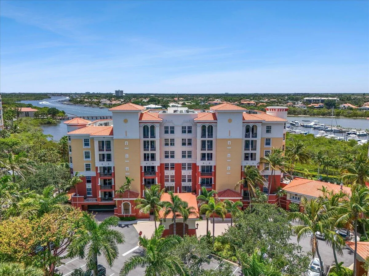 Aerial View of Jupiter Yacht Club