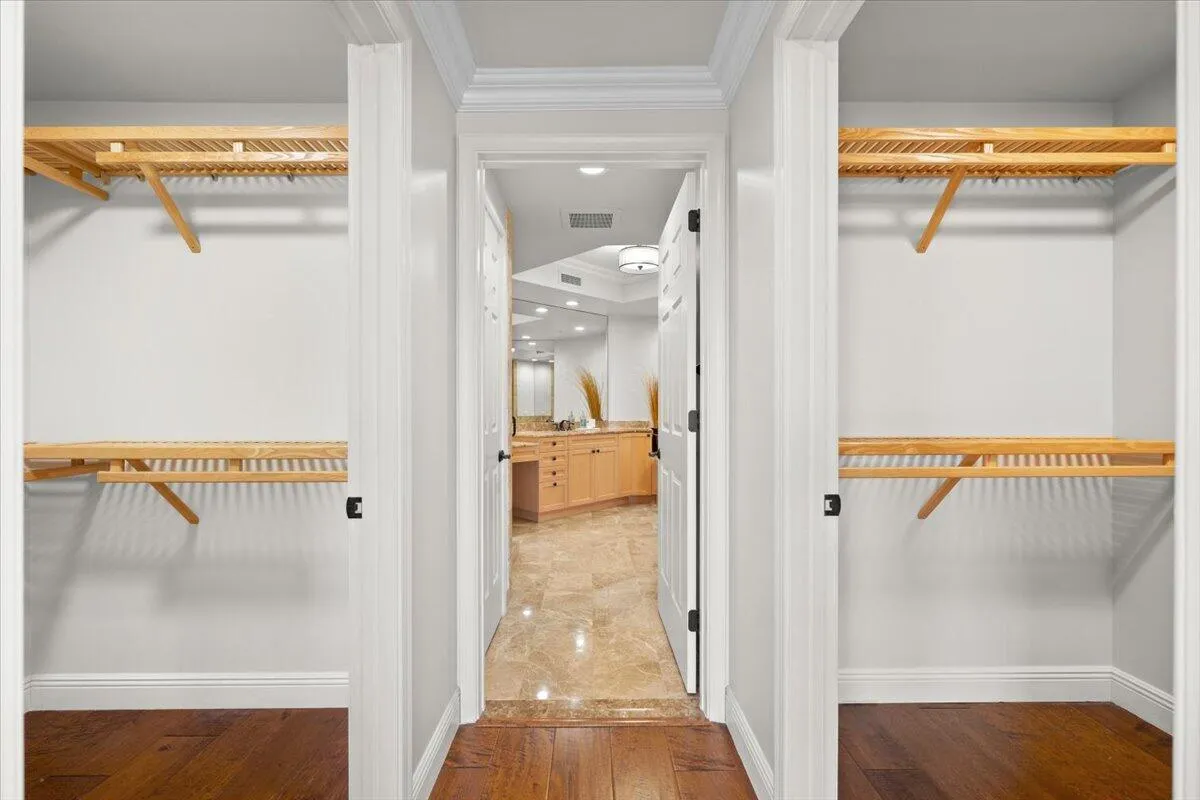 Primary Bedroom has tons of closet space!