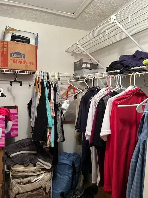 Master walk in closet