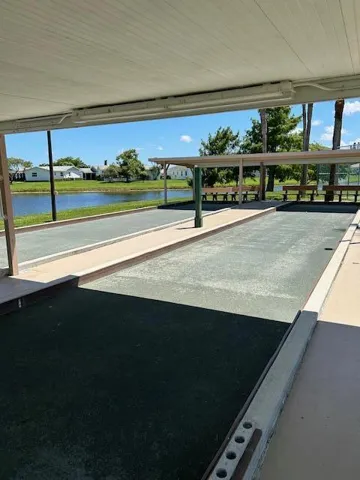 Bocce ball court